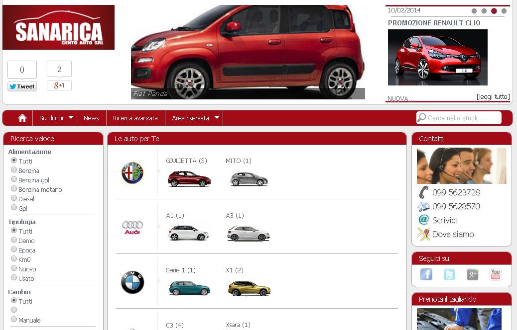 www.sanaricaautomobili.it