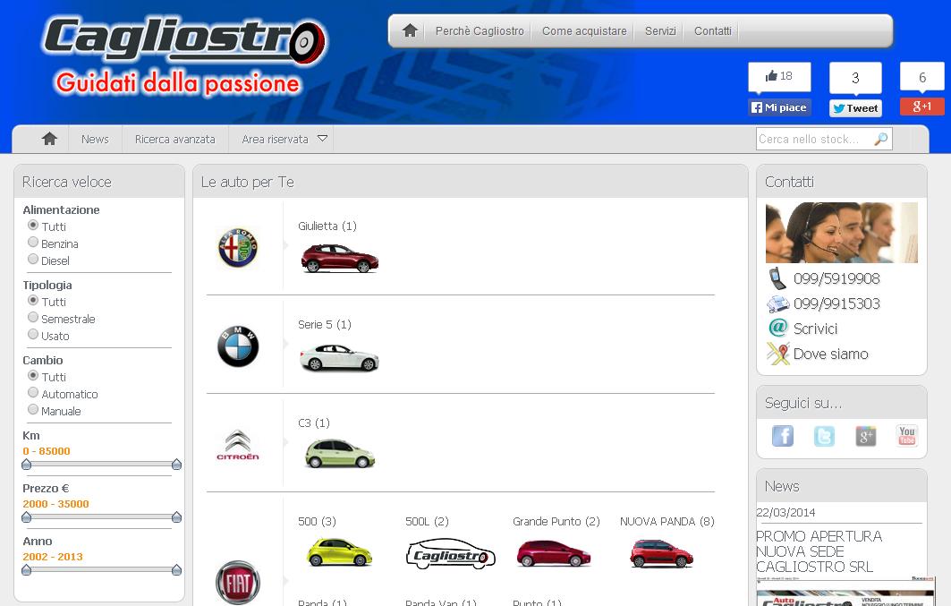 www.cagliostroauto.it